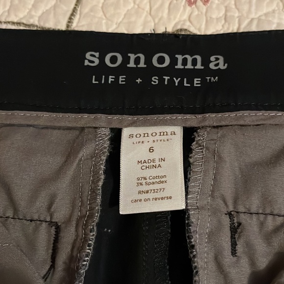 Sonoma Ladies Capris SZ 6 - Picture 3 of 7